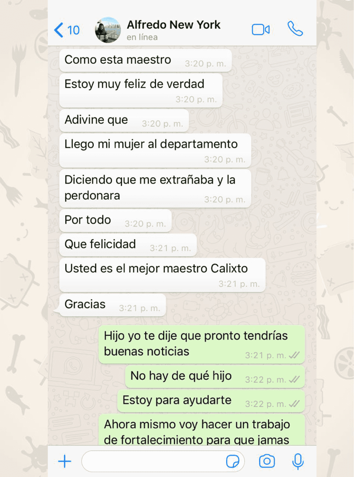Testimonio de WhatsApp 3
